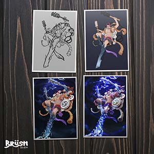 2 	Buatlah sketsa gambar